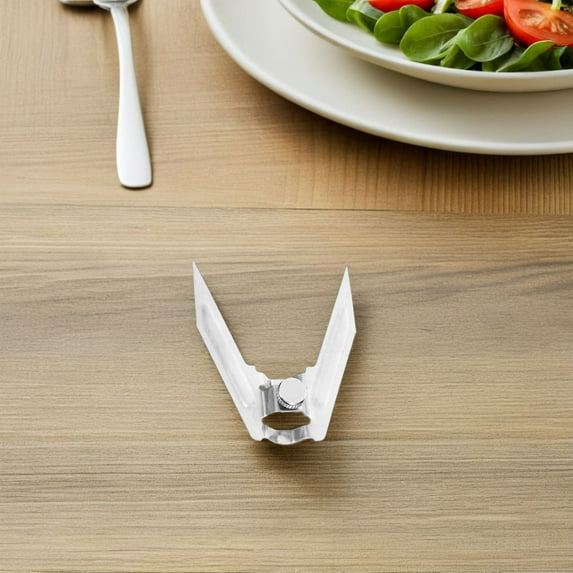 OULII 12Pcs Heavy Duty Stainless Steel Meat Forks Rotisserie Bbq Skewers for Outdoor Grilling