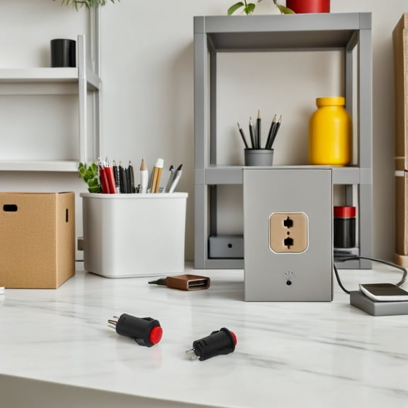 OULII Push Button Latching Red Plastic Iron for Precise Control in Industrial Environments Set of 12