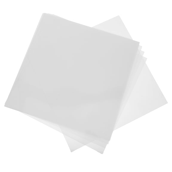 OULII 15Pcs White Translucent Polyester Film Stencil Sheets for Crafting with Smooth Edges