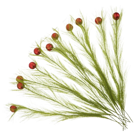 OULII Artificial Pampas Grass, Multi-Color Silk, Home and Table Centerpieces 16Pcs