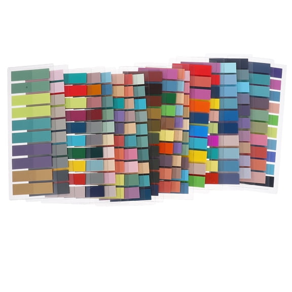 OULII 18 Sets Sticky Hanging Tabs Paper Multi Content Navigation for Office