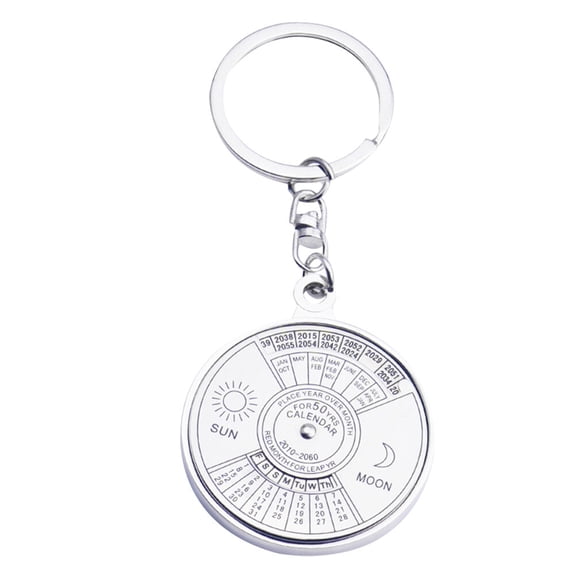 OULII 1Pack Creative Keychain Pendant Small Compass Alloy Keychain for Everyday Use Friends