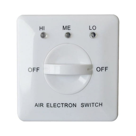 OULII Air Conditioning Controller White Three-Speed Fan Speed Regulator