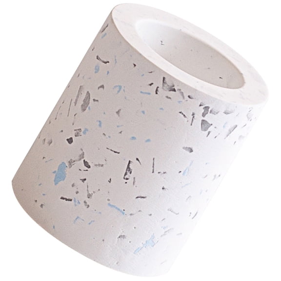 OULII 1Pack Toothbrush Holder Stand Terrazzo Water Absorbent Bathroom Household Users