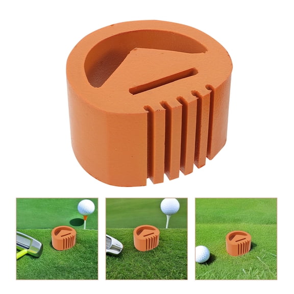 OULII 1Pair Orange Rubber Engine Snubber Bushing for Golf Cart Vibration Dampener Club Car Motor Mount