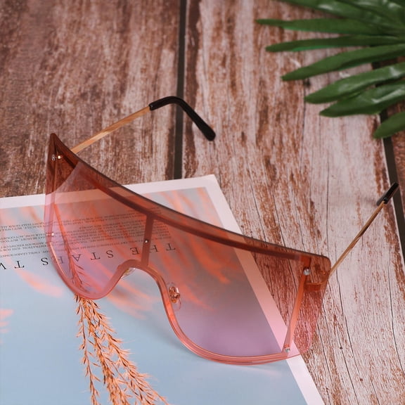 OULII 1Pair Pink Windproof Connected Eyeglasses Lightweight Summer Outdoor Style