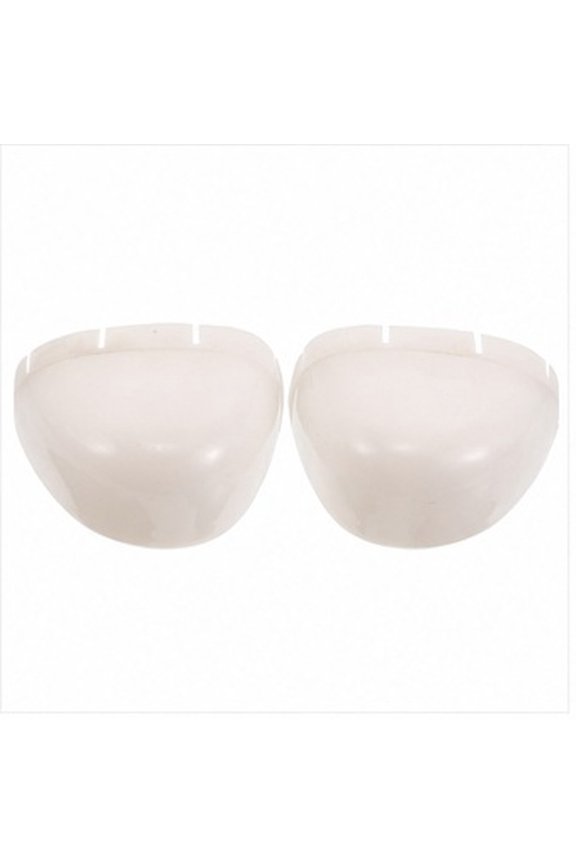 1 Pair White Work Boot Toe Guard with Puncture Resistant Alloy Steel Safety Cap for Foot