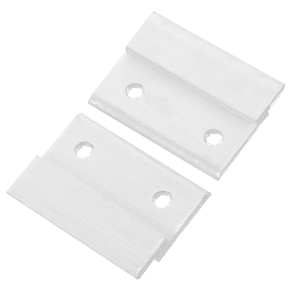 OULII 1Pair Silver Aluminum Picture Frame Hanging Kit for Home and Office