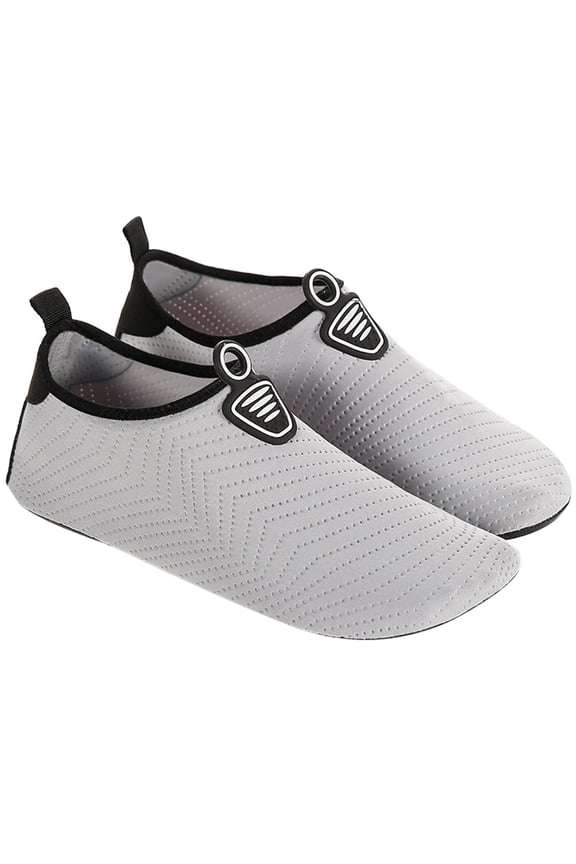 1 Pair Flexible Beach Footwear Women Grey Cloth Breathable for Pilates and Yoga Practice