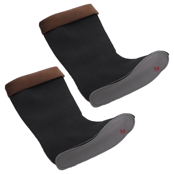 OULII 1 Pair Universal Insulated Fishing Boot Liners, Warm Fleece Boot Inserts for Cold Weather Outdoor Activities