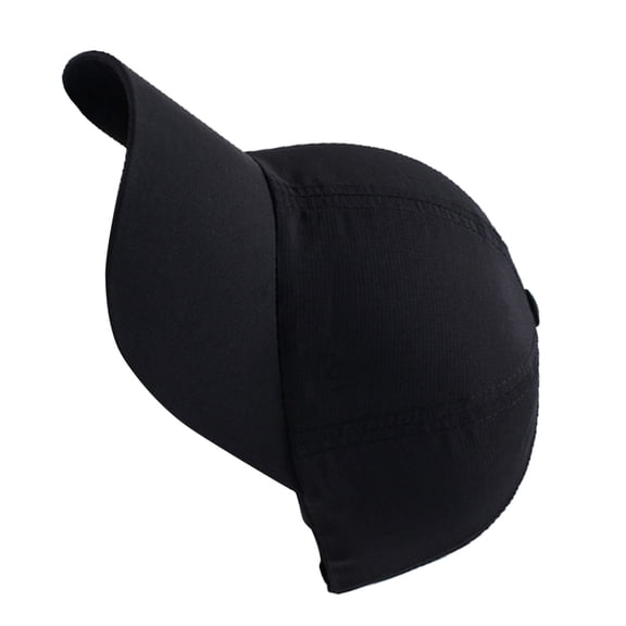 OULII 1Pc Black All Match Baseball Cap Peaked Hat Unisex for Outdoor Sports