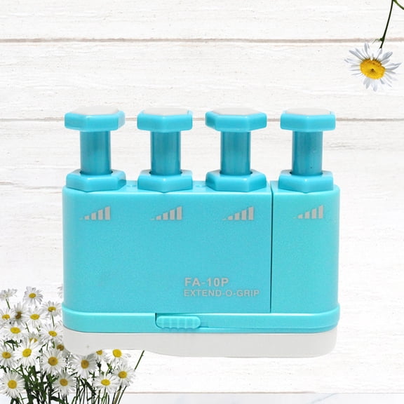 OULII 1Pc Blue Hand Exerciser with Tension Trainer for Music Instrument Practice