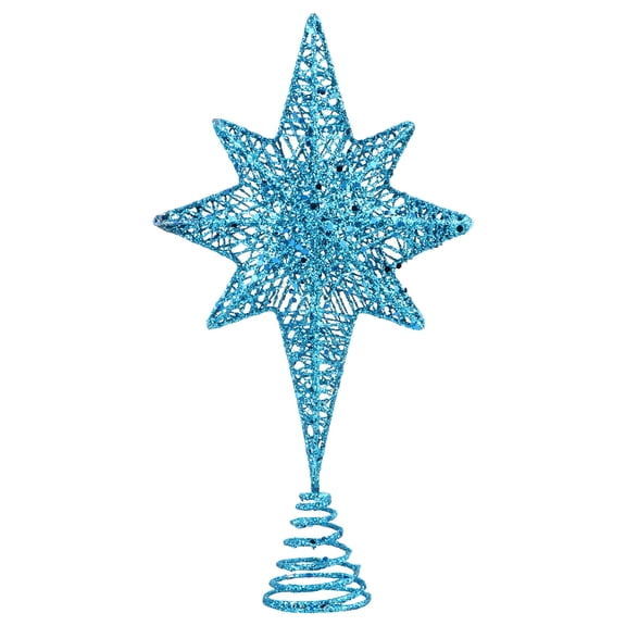 OULII Star Christmas Tree Topper with Cone Holder for Easy Setup - Holiday Tree Decoration