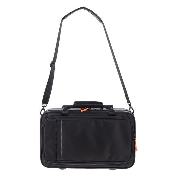 OULII 1Pc Durable Black Oxford Cloth Clarinet Storage Container with Two Carrying Options