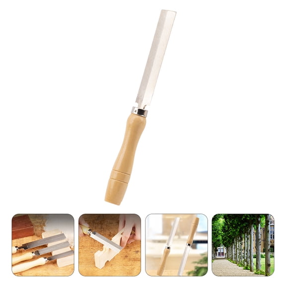 OULII Professional Woodworking File for Deburring, Trimming, and Polishing Hardwood - 1 Piece Hand Tool