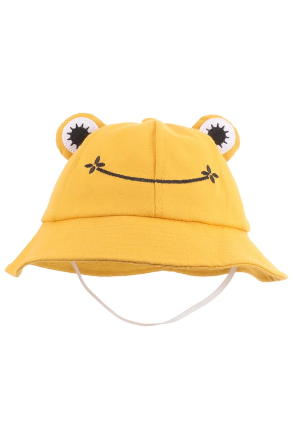 Toddler Sun Hat for Babies in Yellow Crown Design 1Pcs 8.7x7.1in