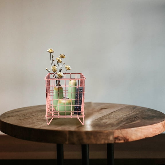 OULII Wire Baskets for Storage Storage Container Iron Golden 1Pc