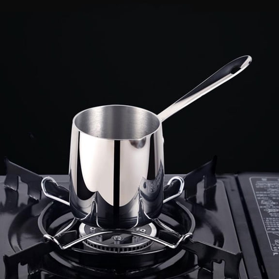 OULII Multifunctional Household Mini Fryer in Silver for Cooks Deep Frying 1Pc