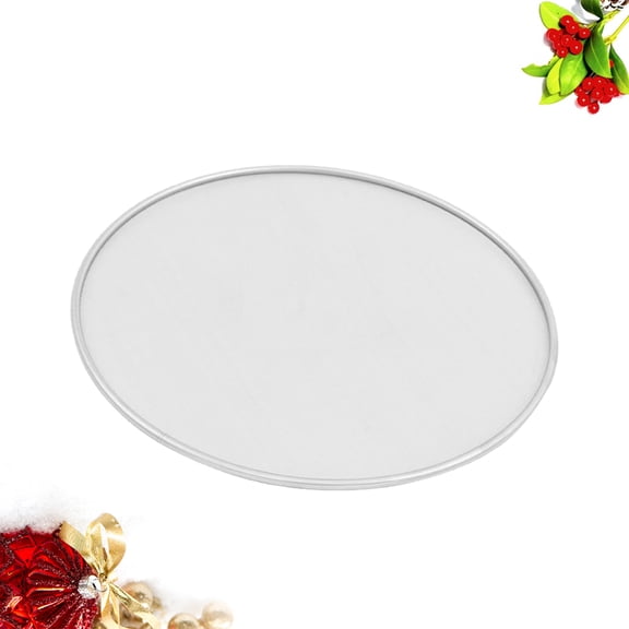 OULII 1Pc Stainless Steel Grease Splatter Screen White for Frying Pan Use