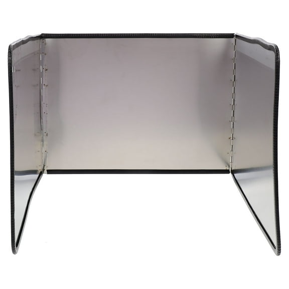 OULII 1Pc Stainless Steel Oil Splash Board for Kitchen Use Foldable Heat Insulating Oil Proof Plate