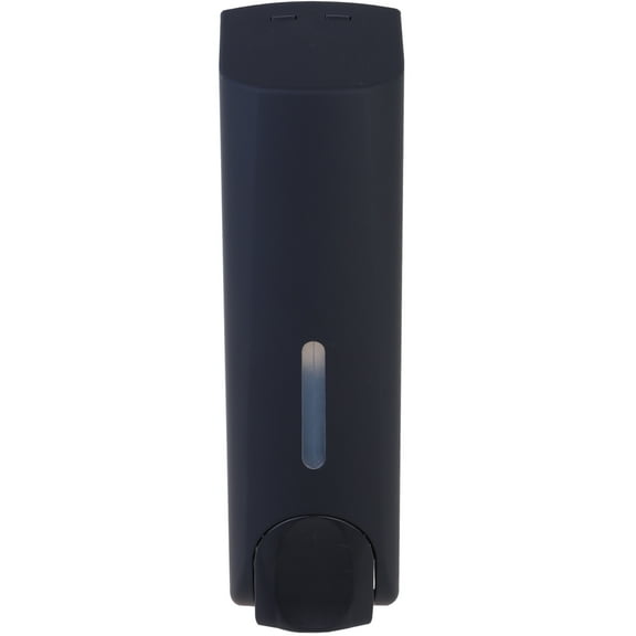OULII 1Pc Wall-Mounted Push Button Soap Bottle Black Made for Bathroom and Hotel Storage