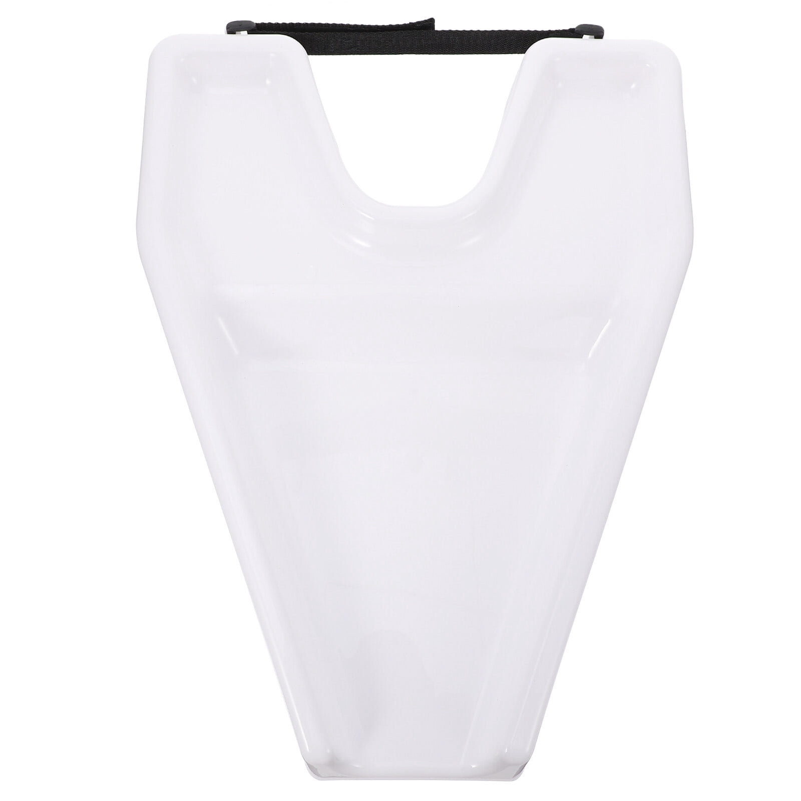 OULII 1Pcs Headwashing Sink for Hairdressing Salon Basin White 17.3X12.9X1.2In
