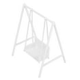 thumbnail image 1 of OULII Versatile White Pla Dollhouse Swing 1:12 Scale for Realistic Garden Scenes, 1 of 8