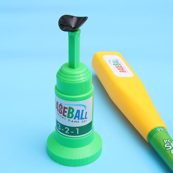 OULII 1 Set Assorted Color Plastic Baseball Bat and Set, Safe for Friendly and Outdoor Games