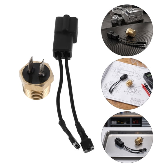OULII 1Set Cooling Fan Temp Sensor for Radiator with Durable Heat Insulated Outer Casing