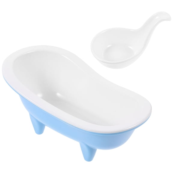 OULII Candy Holder Bathtub Shape Bowl Sky- 1 Set