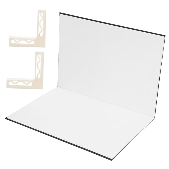 OULII 1Set Photo Backdrop Board Black Foldable with Smooth Velvet for Product Photography Studio