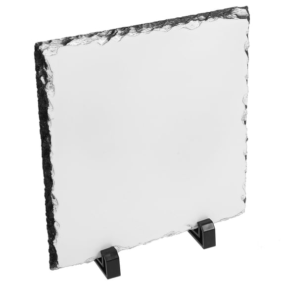 OULII 1Set Rock Slate Sublimation Blank with Fine Craftsmanship for Decorative Photo Printing