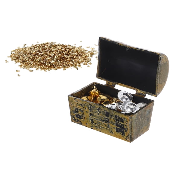 OULII Dollhouse Model Accessories Golden Alloy 1 Set