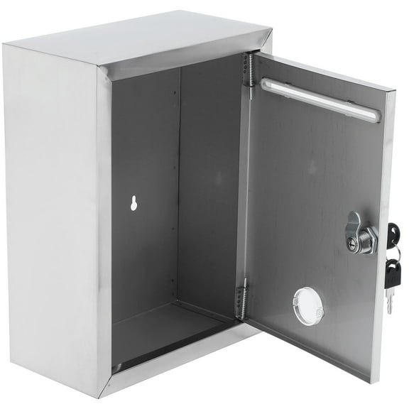 OULII 1Set Wall Vintage Mailbox for Classroom Use with Security Lock 27x8.3In