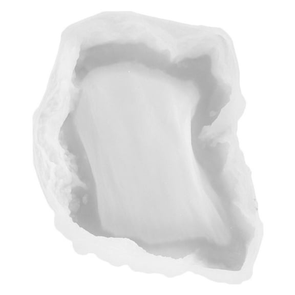OULII 1Pc White Silicone DIY Ornament Mold Flexible Reusable Durable Epoxy Resin Craft Mold