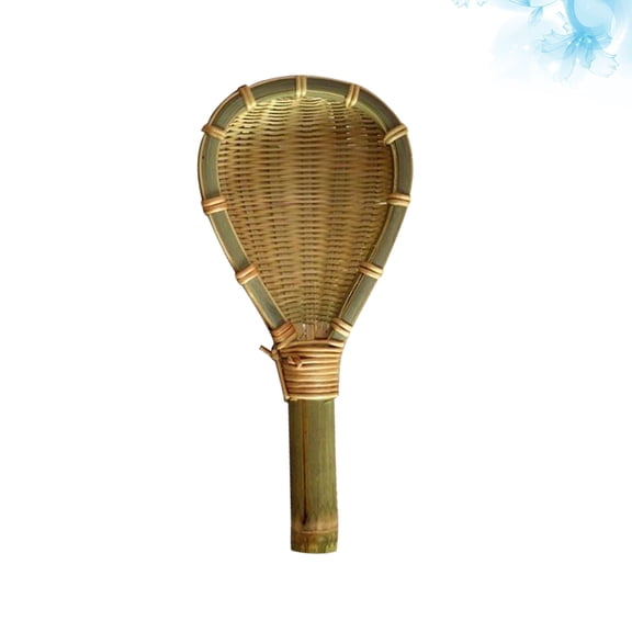 OULII Mixing Spoons Bamboo Round Edges Heat Resistant 1PC