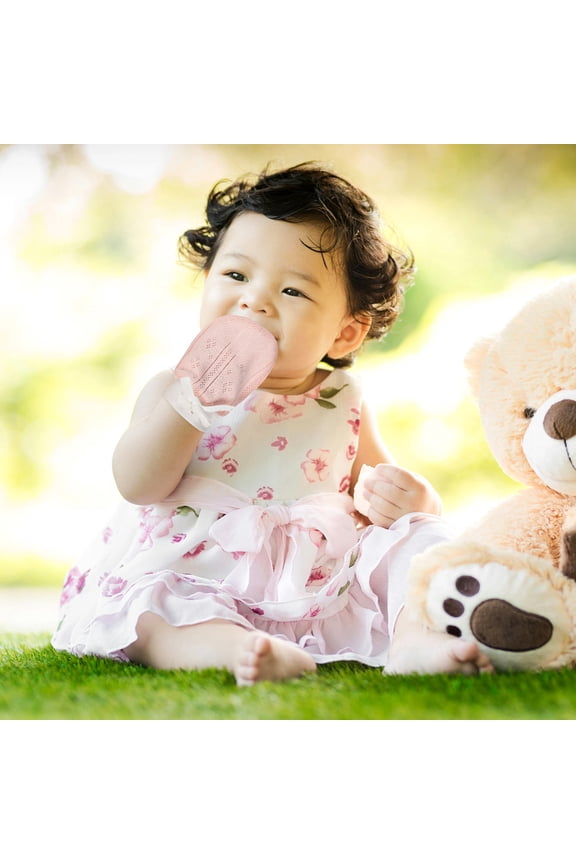 Stretchy Mittens Multi Cotton No Scratch for Newborns 2Pairs