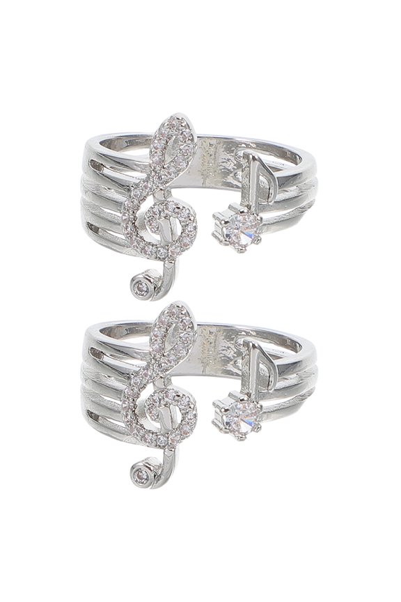 Musical Note Jewelry Alloy for Special Occasions 2Pcs