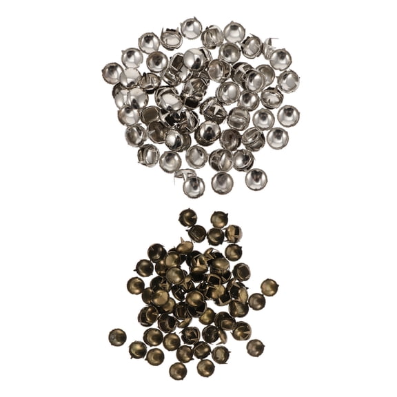 OULII 200Pcs Decorative Round Nailheads Metal Rivets in Assorted Colors for DIY