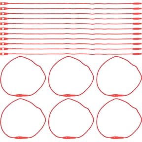 OULII 200 Pieces Red Multi-Functional Lanyard String Rope for Crafts, Hanging Decorations and Projects