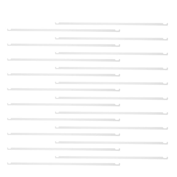 OULII 20Pcs Metal Hanging File Bars for Wall Mount File Holder and Convenient Office Organizer