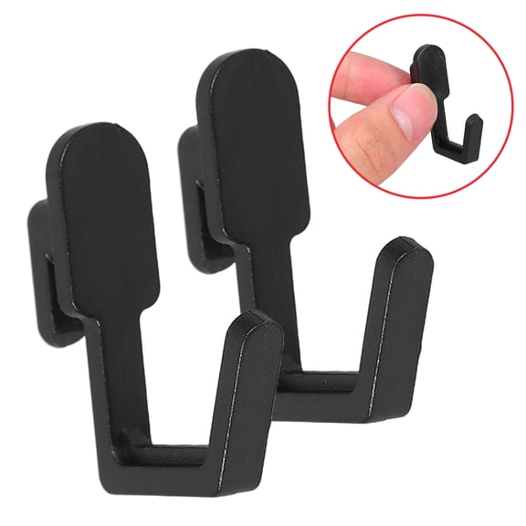 OULII 20Pcs Garage Utility Hooks Black Hips Storage for Tools Homeowners Office