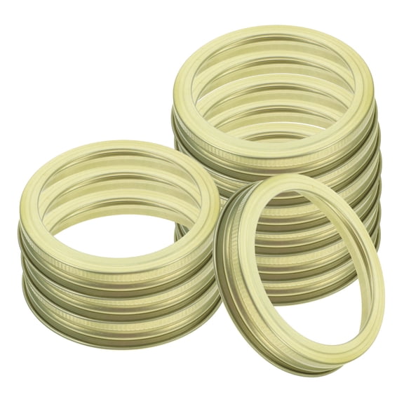 OULII 20Pcs Golden Jar Screw Closures For Enhanced Grip In Canning Of Mason Jars For Preservers