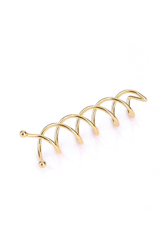 Spiral Hair Clips, Golden, Fast and Easy to Use for Any Occasion