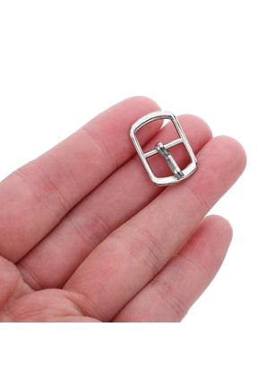Zinc Alloy Slide Buckle, Silver, Durable DIY Accessory for Bags and Shoes, 20Pcs