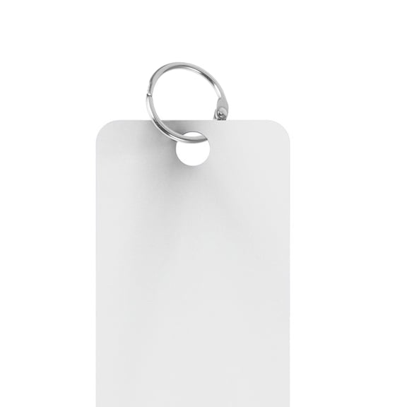 OULII 20pcs Openable Binder Rings for Keychain Use Silver Stainless Steel Versatile Usage