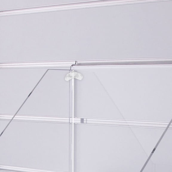 OULII 20 Sets Clear Acrylic L-Shaped Floating Shelf Brackets Corner Supports for Home Display and Storage Boxes