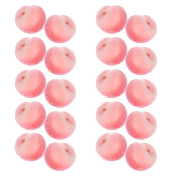OULII 20pcs Fruits Table Centerpiece Pink Foam Peach Theme Decorations For Party Home Decor