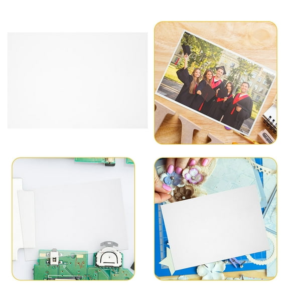 OULII Self Adhesive Photo Laminating Films for Home Use Anti Corrosion 25 Sheets