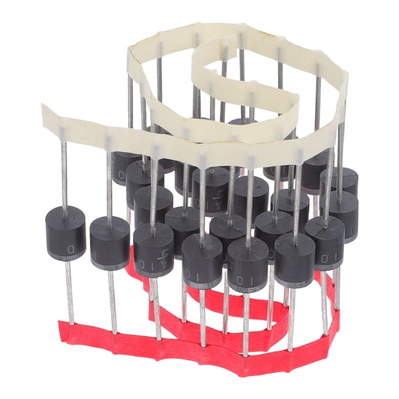 OULII 25Pcs Diode Bridge Rectifier Module Black Silicon Stable Performance for Electrical Applications